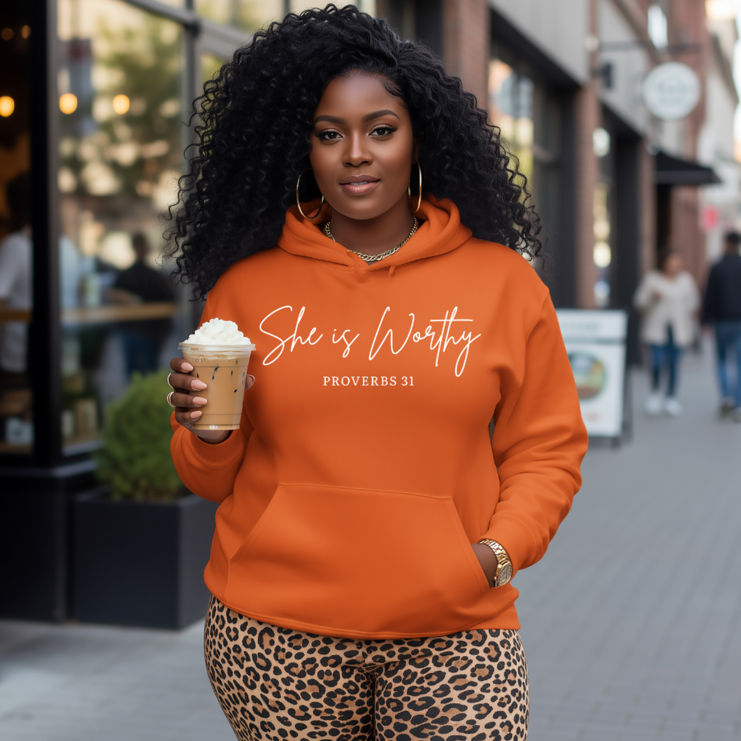 She Is Worthy Hoodie