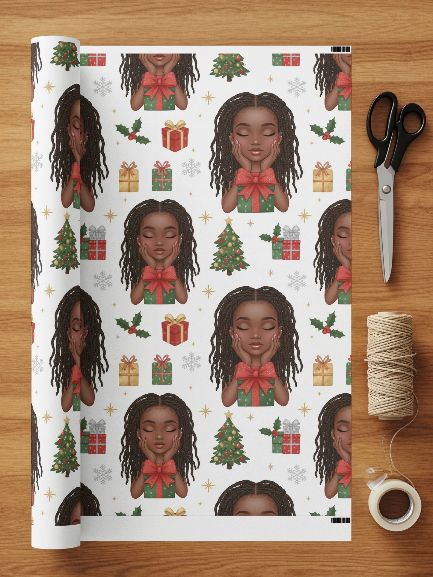 Celebrate Christmas with Unique Wrapping Paper Sheet