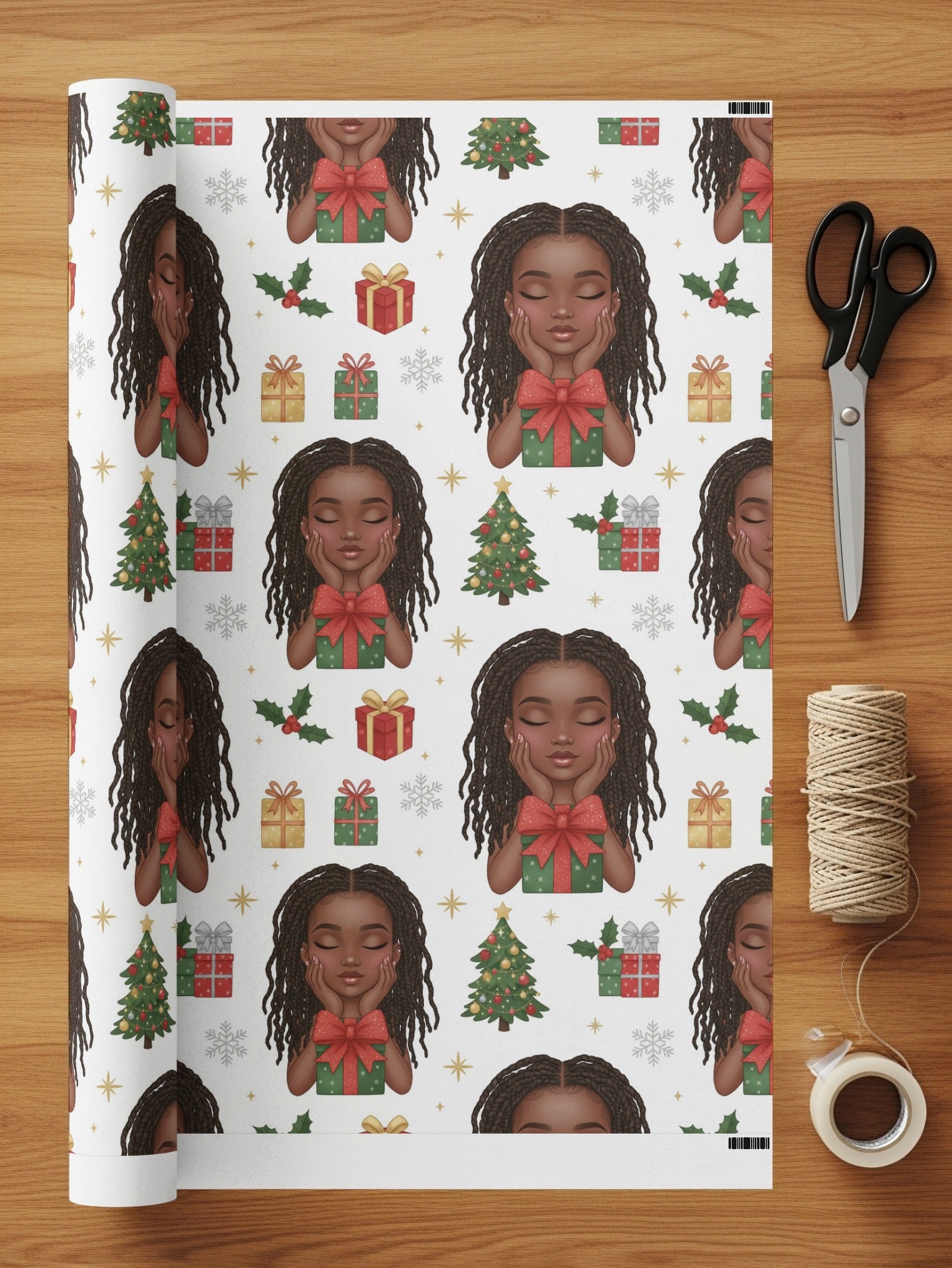 Celebrate Christmas with Unique Wrapping Paper Sheet