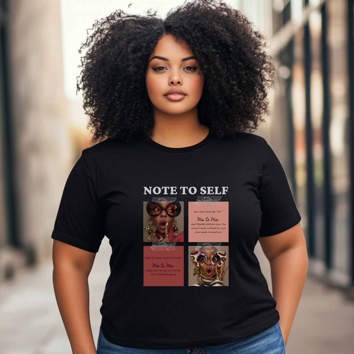Note to Self | “But I don’t look like ‘her’…” Graphic Tee, Hoodie, Sweatshirt, Cropped Hoodie | Body Positivity Apparel